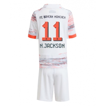 Billige Fotballdrakt Bayern Munich Nicolas Jackson #11 Replika Bortedraktsett Barn 2025-26 Kortermet (med bukser)